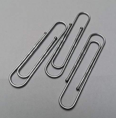 Stora gem i pappburk, 75 st, 2:a sortering, BIG PACK CLASSIC XXL, silver