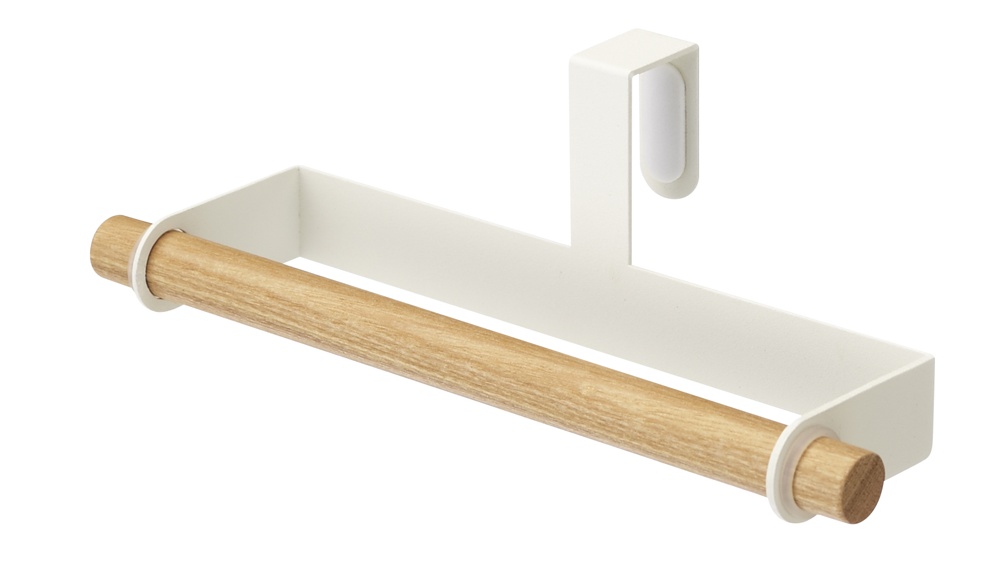 Stång för handduk, över kant, TOSCA TOWEL HANGER, Yamazaki, Small, Vit