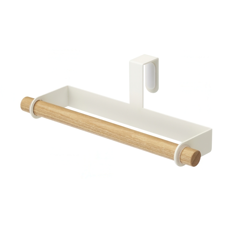 Stång för handduk, över kant, TOSCA TOWEL HANGER, Yamazaki, Small, Vit
