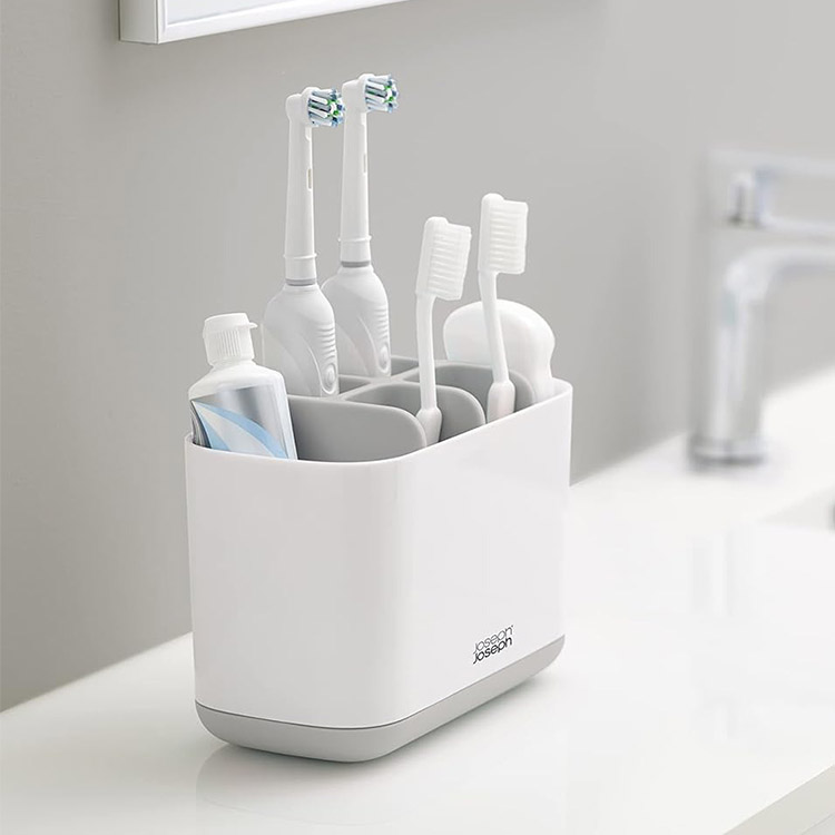 Ställ för eltandborstar, EASY STORE, 18 x 9 x H 11,5 cm, Joseph Joseph