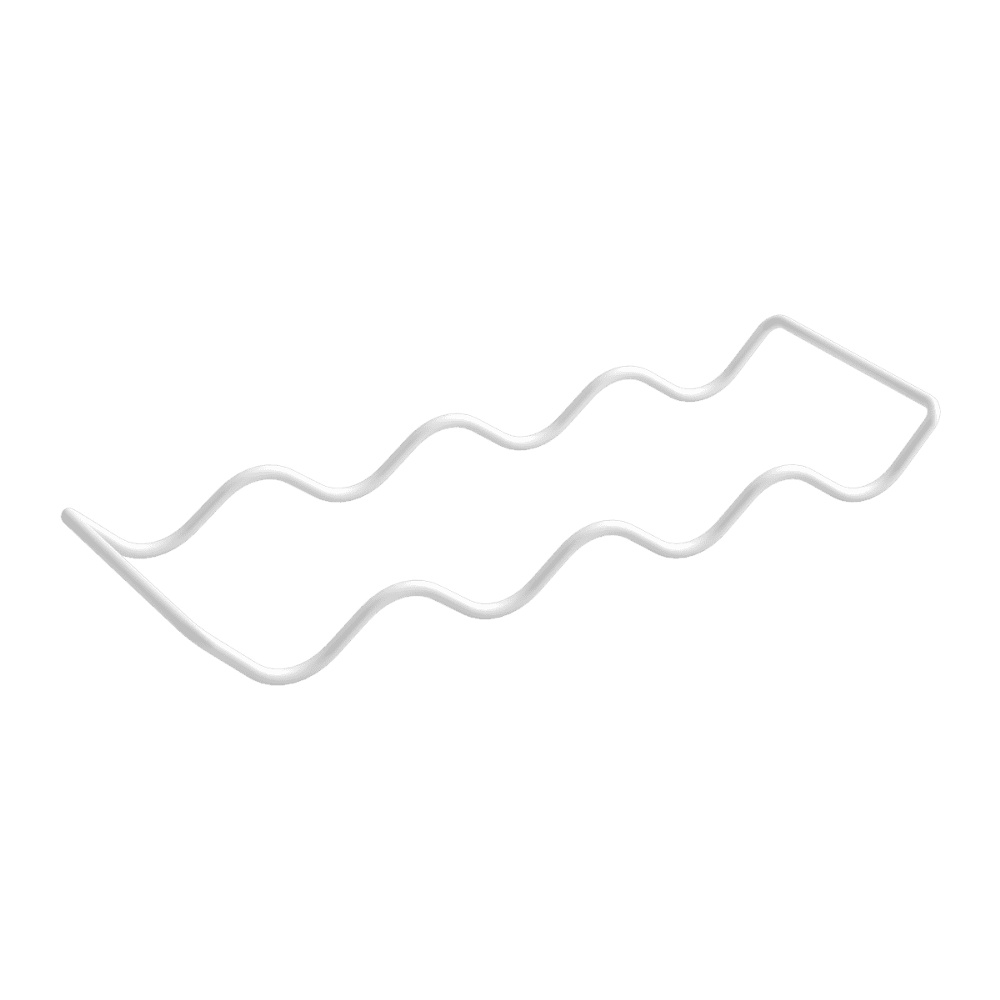 Ställ för flaskor, Metall, OLA 10 BOOTTLE HOLDER, 32 x 11 x H 3 cm, Vit