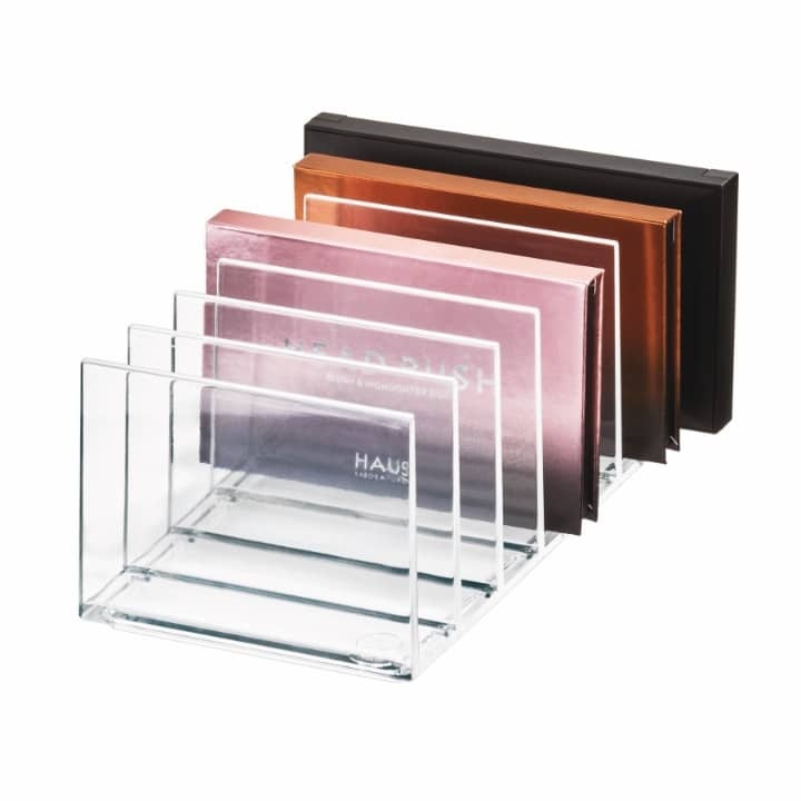 Ställ med 7 fack, SARAH TANNO COSMETIC PALETTE, Transparent / Vit