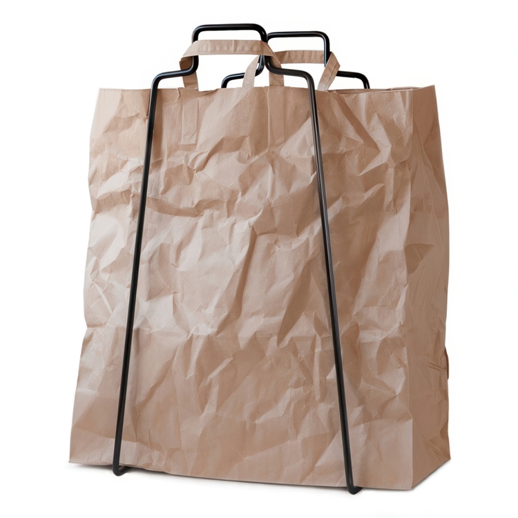 Ställning för papperskasse, HELSINKI RECYCLE BAG HOLDER, 32 x 25 x H 55 cm