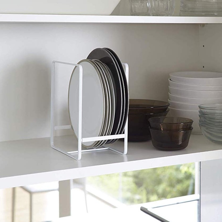 Ställning för Tallrikar, TOWER DISH ORGANIZER, Yamazaki, Vit