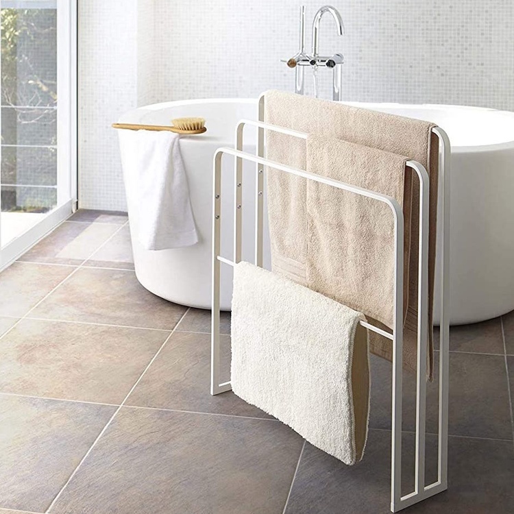 Ställning i metall för handdukar, TOWER TOWEL HANGER, 14 x 70 x H 81 c