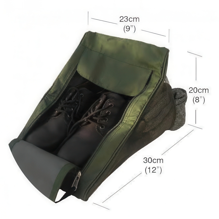 Stövelväska, HIKING BOOT BAG , 30 x 23 x H 20 cm, Garland, grön