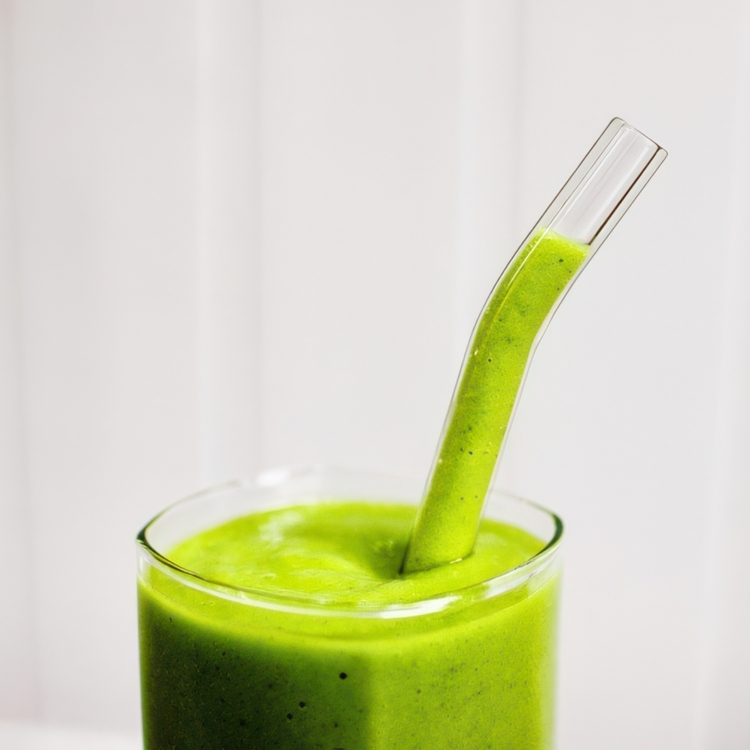 Sugrör i glas, återanvändbara, GLASS STRAWS, 6 st, Klar