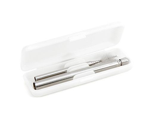 Sugrör i metall, utdragbart, återanvändbart, TRAVEL STRAW, Rostfritt stål