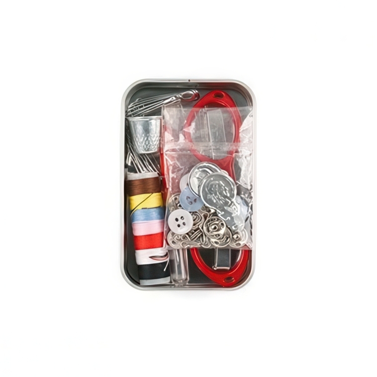 Syset i ask, EMERGENCY SEWING KIT, Kikkerland