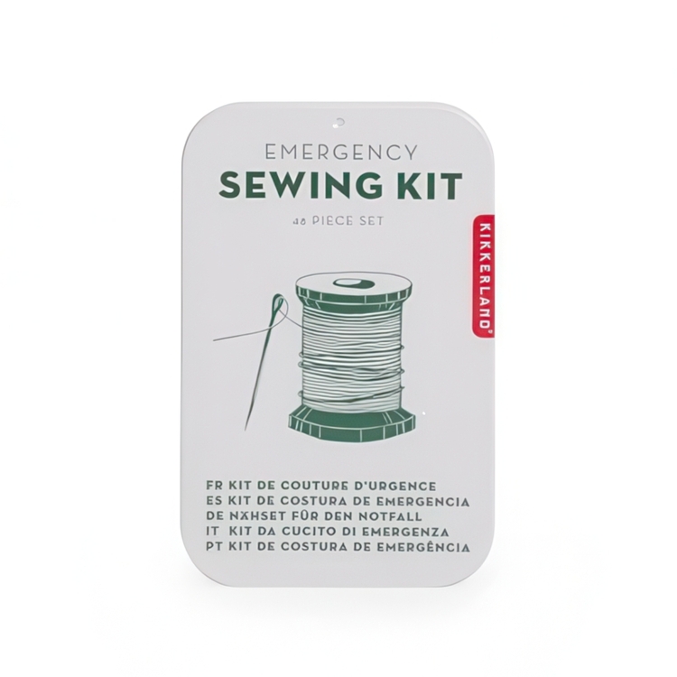 Syset i ask, EMERGENCY SEWING KIT, Kikkerland