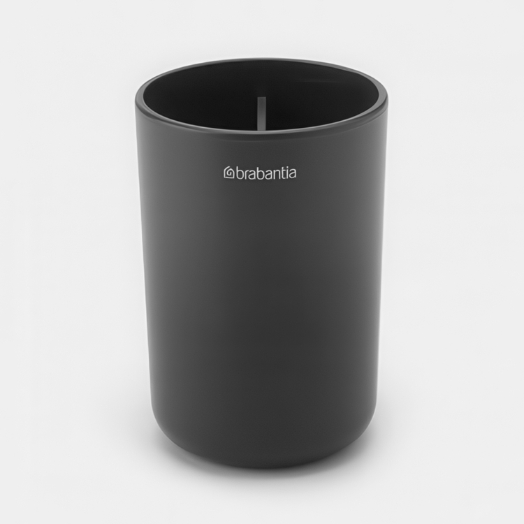 Tandborstmugg med avdelare, BRABANTIA RENEW, Ø 7,6 x H 11 cm