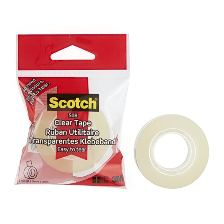 Tejprulle, SCOTCH EASY TO TEAR, 1,9 cm x 33 m, Transparent