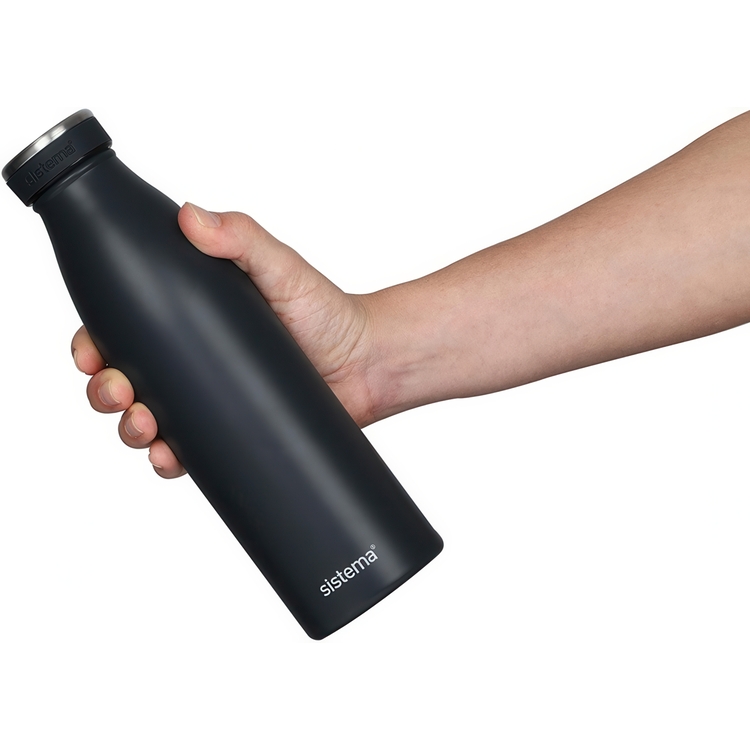 Termosflaska 0,5L, Sistema, Svart