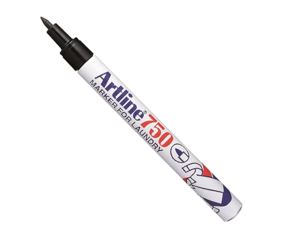 Textilmärkpenna, ARTLINE LAUNDRY MARKER, 0,7 mm, Black Marker