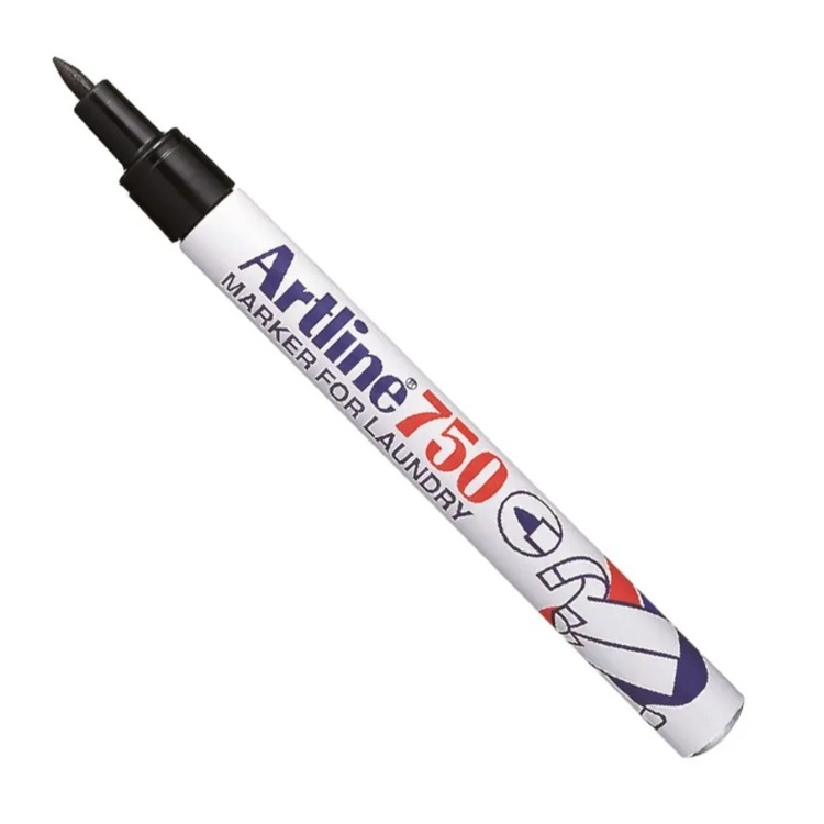 Textilmärkpenna, ARTLINE LAUNDRY MARKER, 0,7 mm, Black Marker