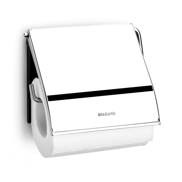Självhäftande toalettpappershållare Brabantia Polerat stål