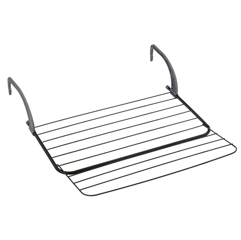 Torkställning, Utdragbart, För element, över dörr & balkong, EXTENDING AIRER, 7 m, Svart