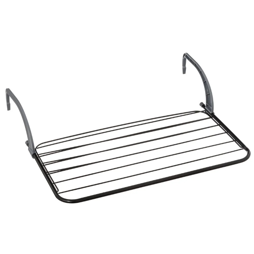 Torkställning, Utdragbart, För element, över dörr & balkong, EXTENDING AIRER, 7 m, Svart