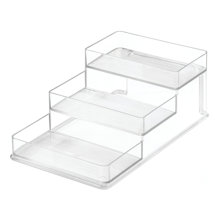 Trappstegshylla, 3 plan, Litet, STADIUM SLIM SPICE RACK, 26 x 16 x H 10 cm, Transparent
