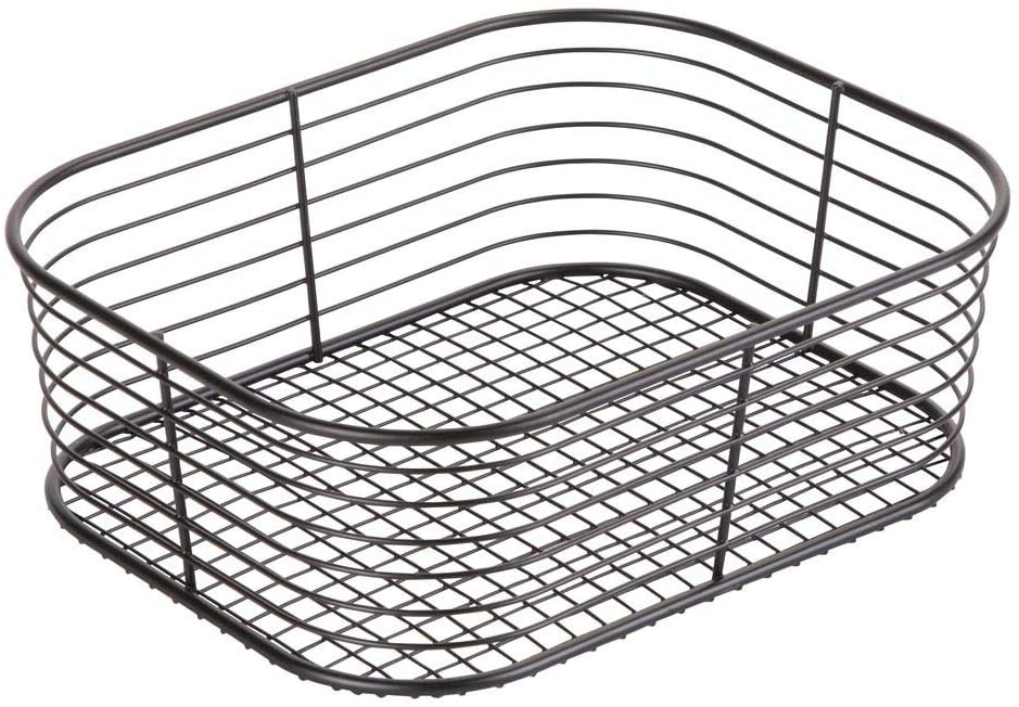 Trådkorg, VIENNA SMALL VANITY BASKET, 24 x 19 x H 8 cm, Svart