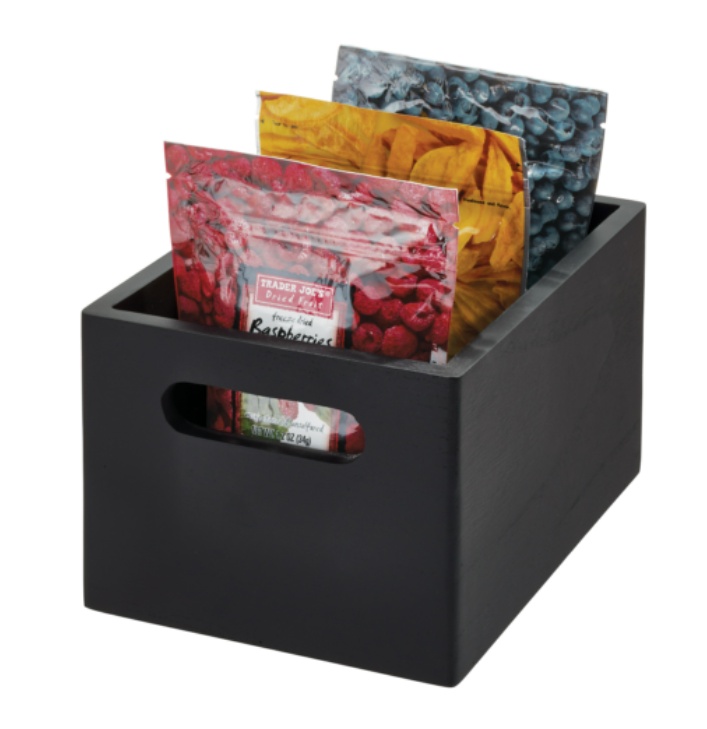 Trälåda, THE HOME EDIT ECO WOOD MEDIUM BOX, 25,4 x 19,1 x H 15,2 cm, S