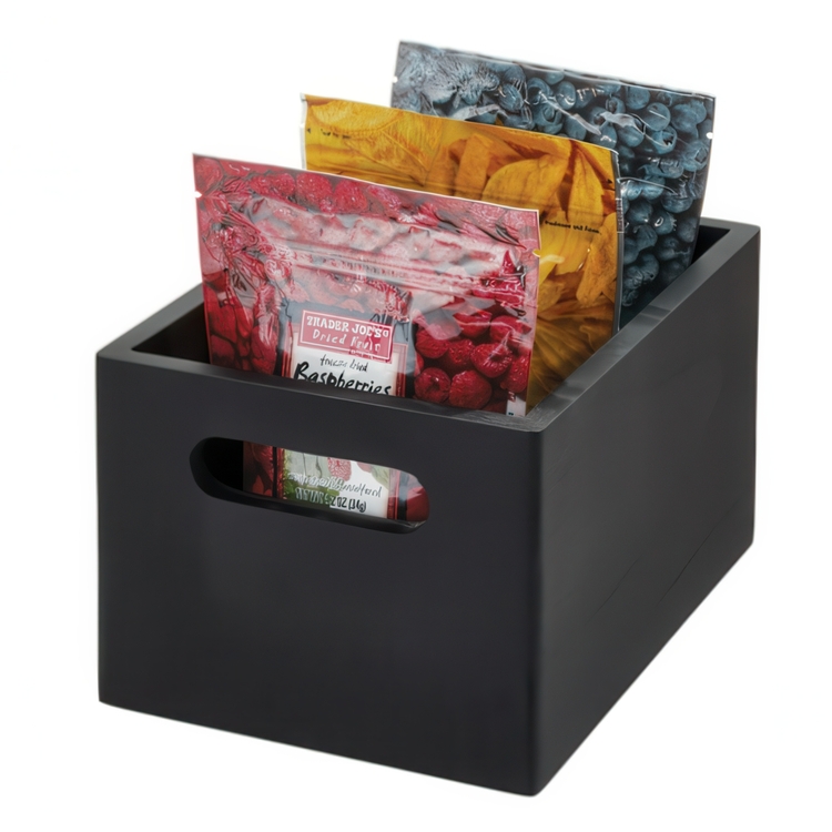 Trälåda, THE HOME EDIT ECO WOOD MEDIUM BOX, 25,4 x 19,1 x H 15,2 cm, S