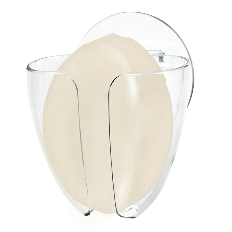 Tvålkopp med sugpropp, SUCTION SOAP HOLSTER, Klar