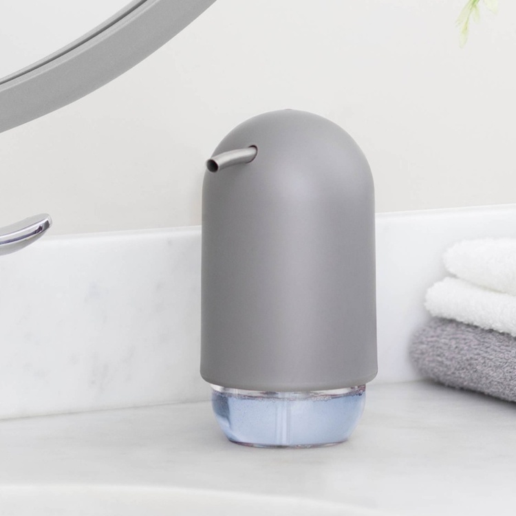 Tvålpump, TOUCH SOAP PUMP, Ø 7 x H 14 cm, Umbra, Grå