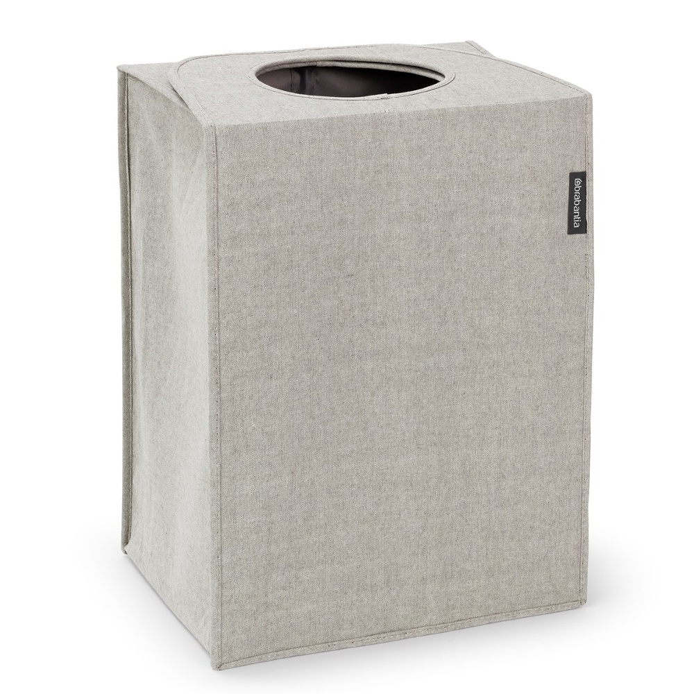 Smart tvättkorg med bärhandtag 55L, Brabantia, Ljusgrå