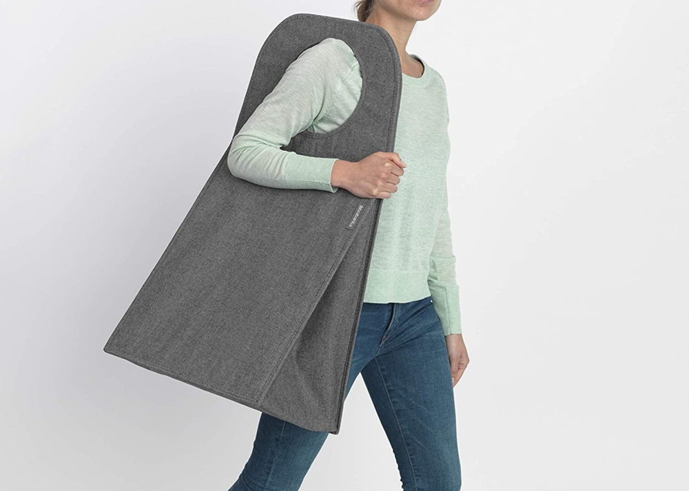 Smart tvättkorg med bärhandtag 55L, Brabantia, Mörkgrå
