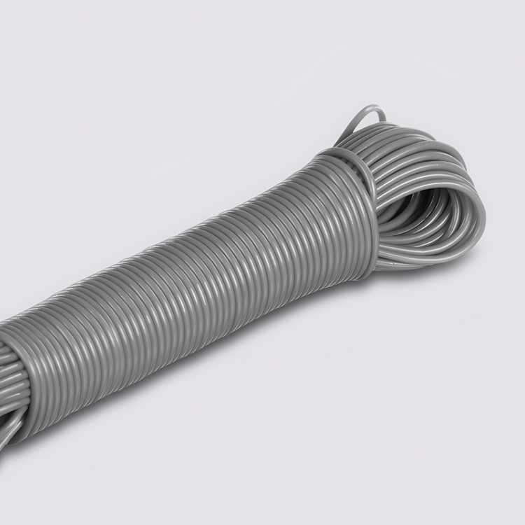 Tvättlina, CORDE À LINGE, 20 Meter, Mörkgrå