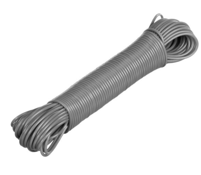 Tvättlina, CORDE Ã€ LINGE, 20 Meter, Mörkgrå