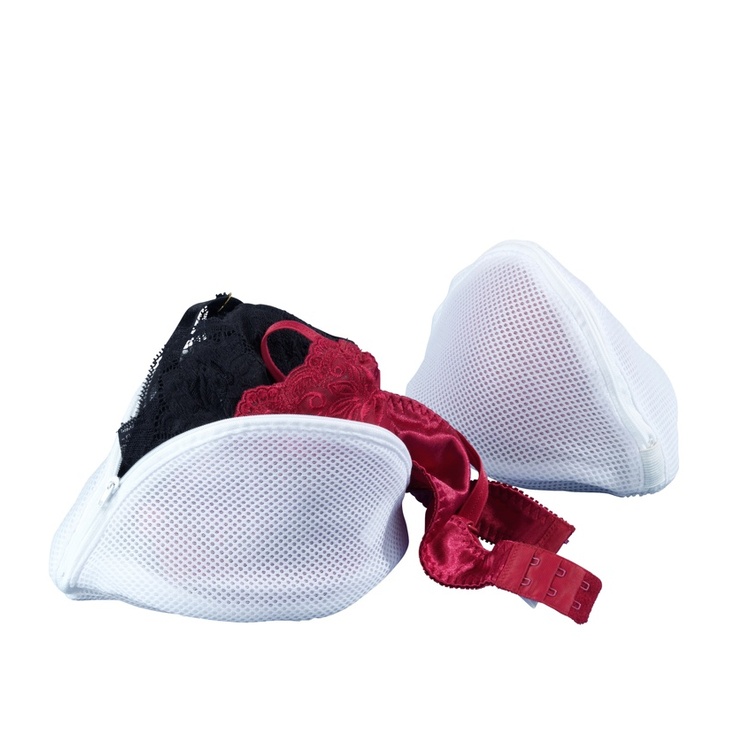 Tvättpåsar för känsliga kläder, 2st, FEINWÄSHENETZ, 21x11x12 cm, Vit