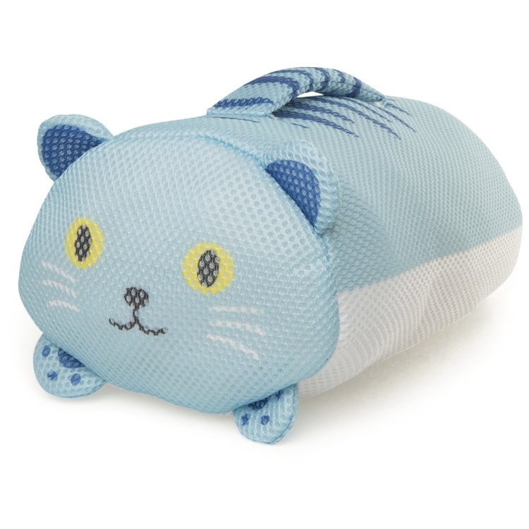 Tvättpåse för känsliga kläder, HANDY CAT, Ø 17 x 24 cm, Ljusblå