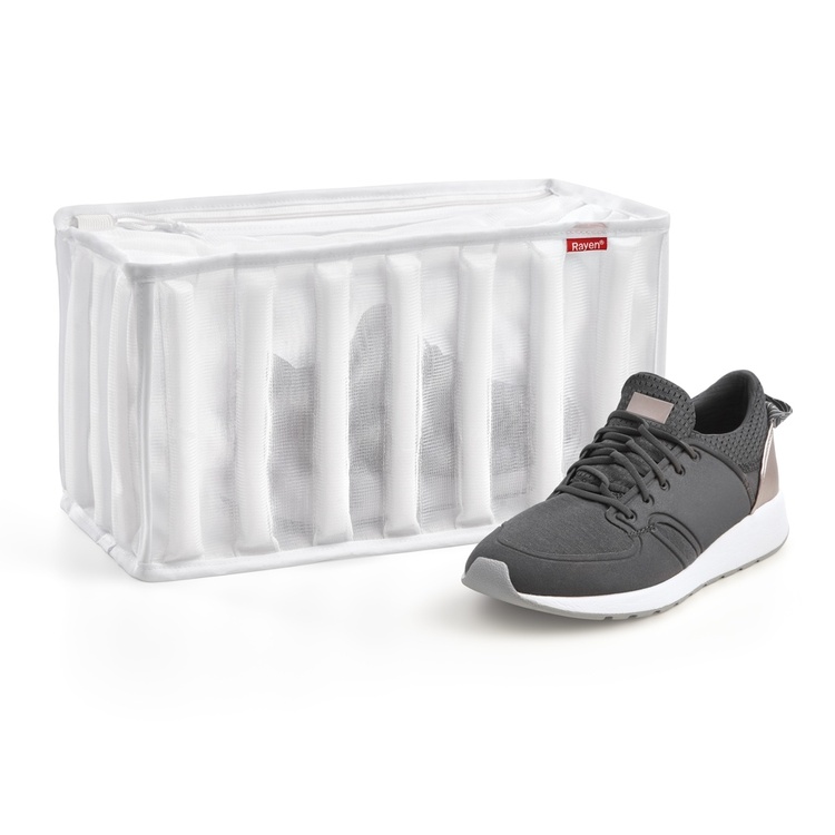 Tvättpåse för skor, FOOTWEAR, 34 x 16 x H 19 cm, vit
