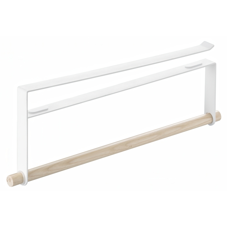 Under hylla hållare för hushållspapper, TOSCA PAPER TOWEL HOLDER, Yamazaki, Vit