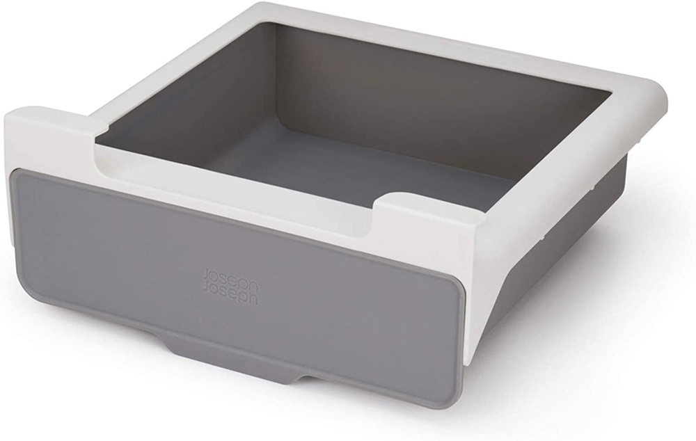 Under Hylla Låda, CUPBOARD STORE UNDER SHELF, Joseph Joseph, 23,5 x 21 cm H 7 cm, Grå