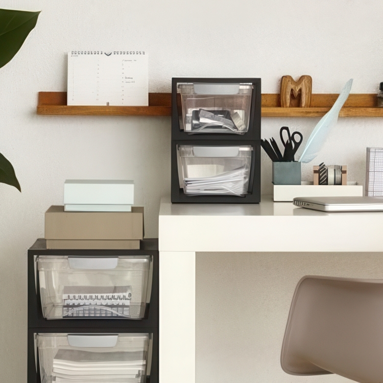 Utdragbar låda, Stapelbar, OMEGA SMALL DRAWER UNIT, 33,5 x 22 x H 15,3 cm