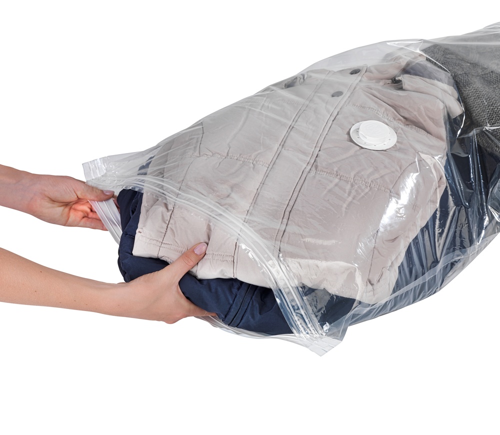 Vakuumpåsar Platt, 2 st, LARGE SEASONAL BAGS, 90 x 55 cm, Klar