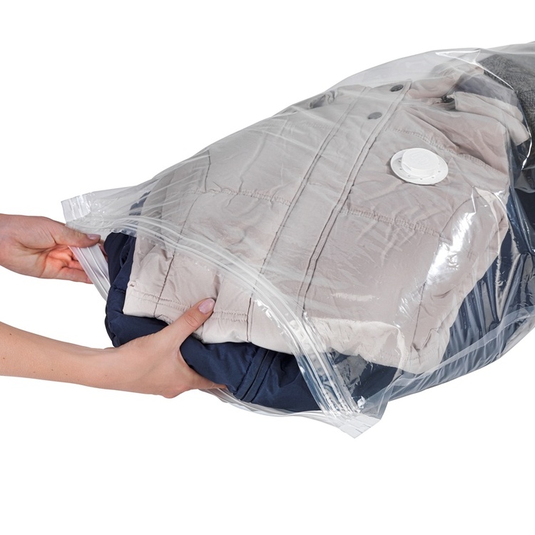 Vakuumpåsar Platt, 2 st, LARGE SEASONAL BAGS, 90 x 55 cm, Klar