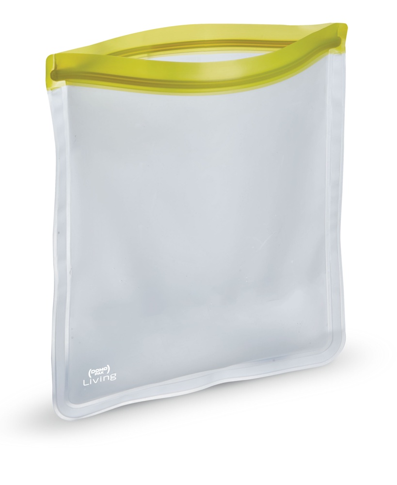 Vattentätt fodral, SMART BAG LARGE, 29 x 32,5 cm, Transparent / Lime
