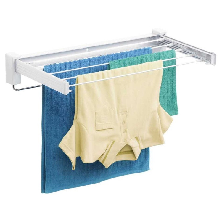 Vägghängd Tvättställning, BUTTERFLY, 3,5 m lina, Vit