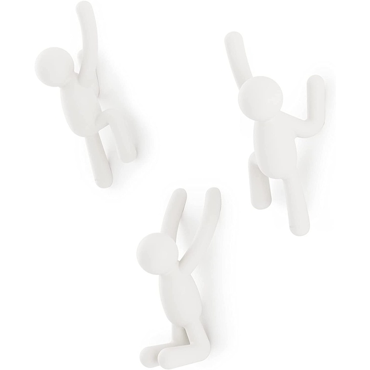 Väggkrokar 3-pack, Bubby, Umbra, Vit