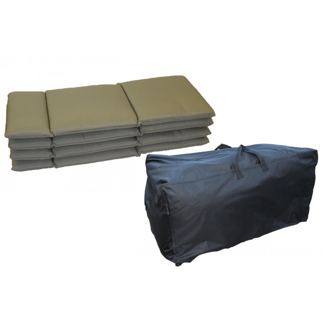 Väska för dynor, Extra Stark, PREMIUM SUPER TOUGH, 100 x 56 x H 51 cm, Svart