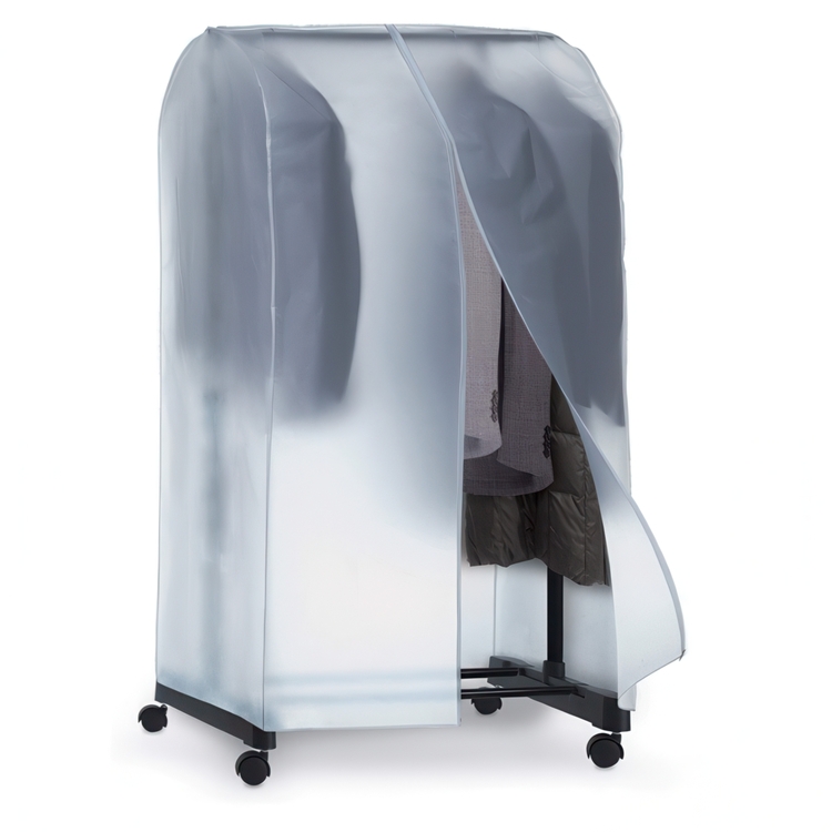 Överdrag för klädstång, LIVING RACK COVER, 95 x 50 x H 160, Transparen