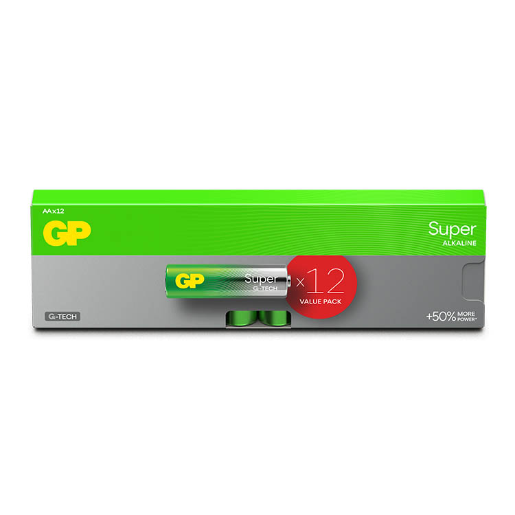 Batteri AA, 12-pack
