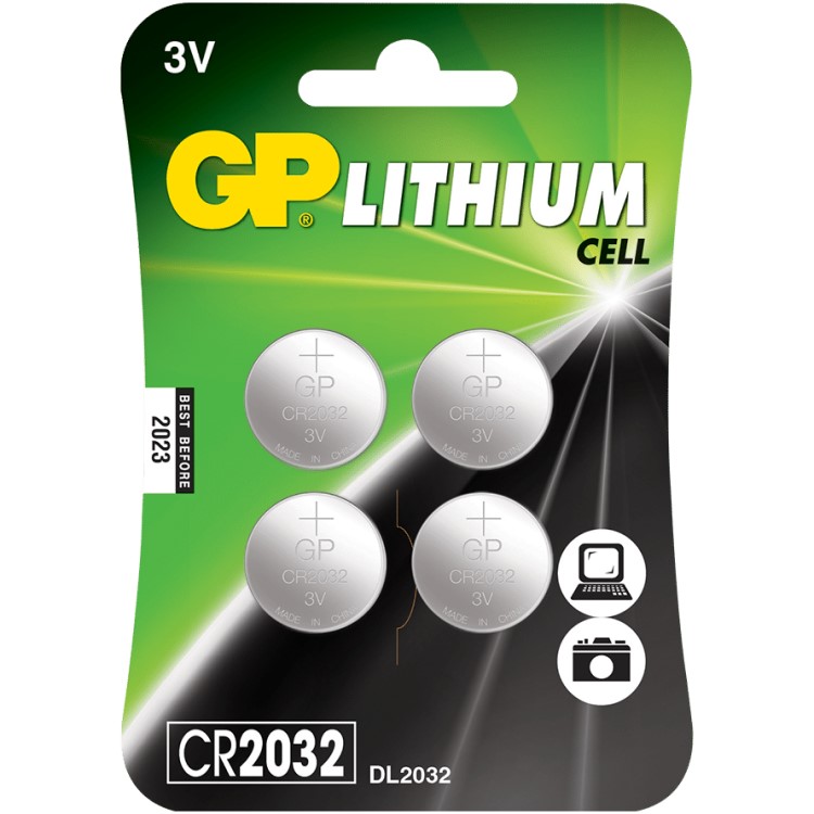 Batteri CR2032 4-pack