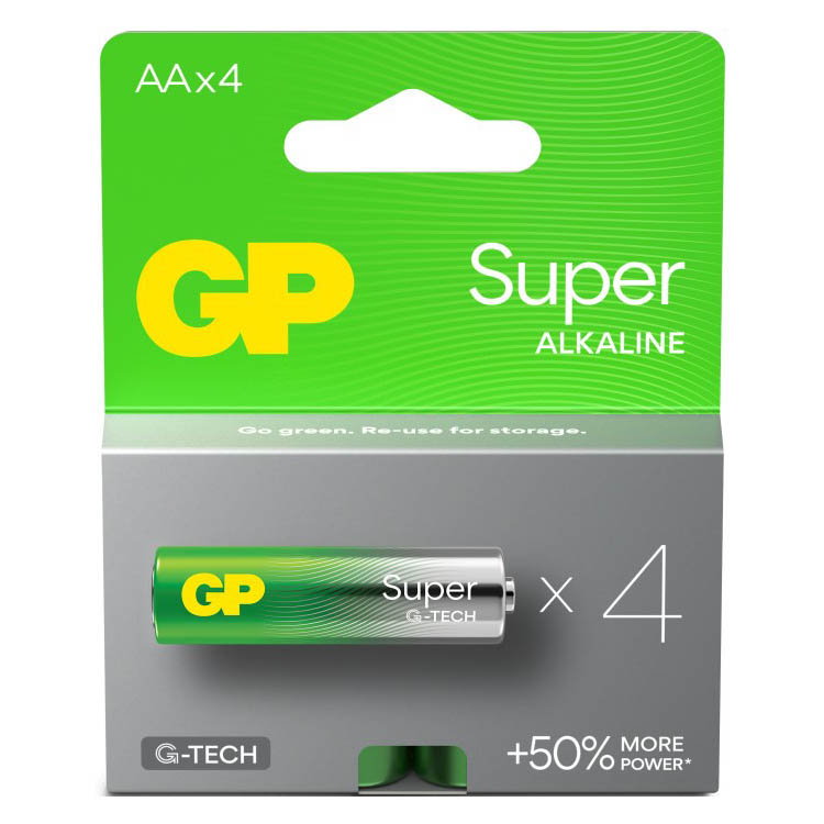 Batteri AA, 4-pack