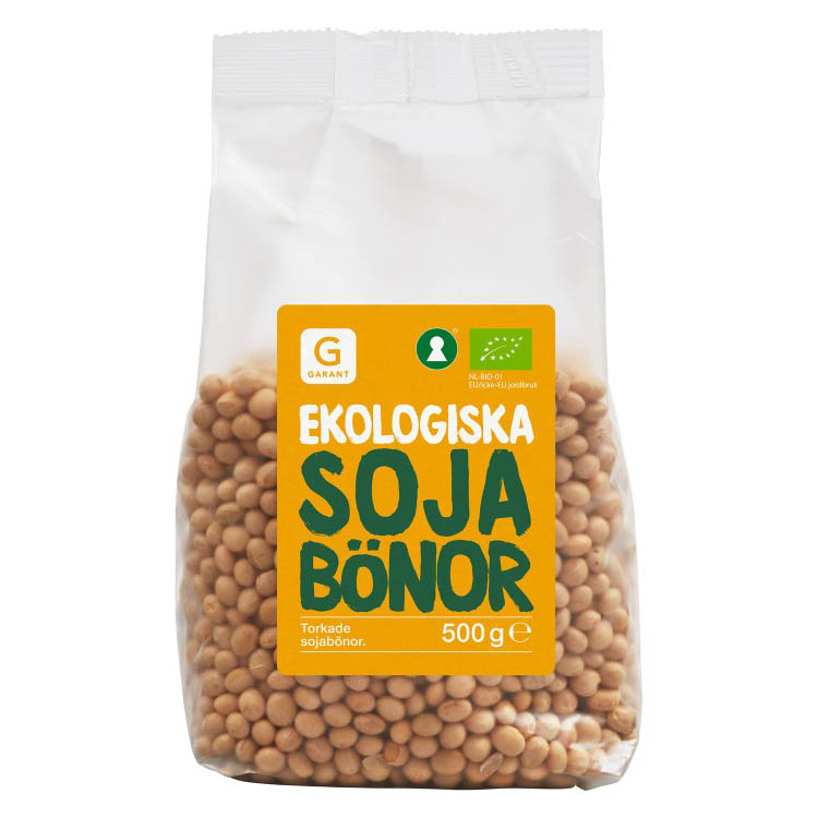 Garant Ekologiska Sojabönor 500g
