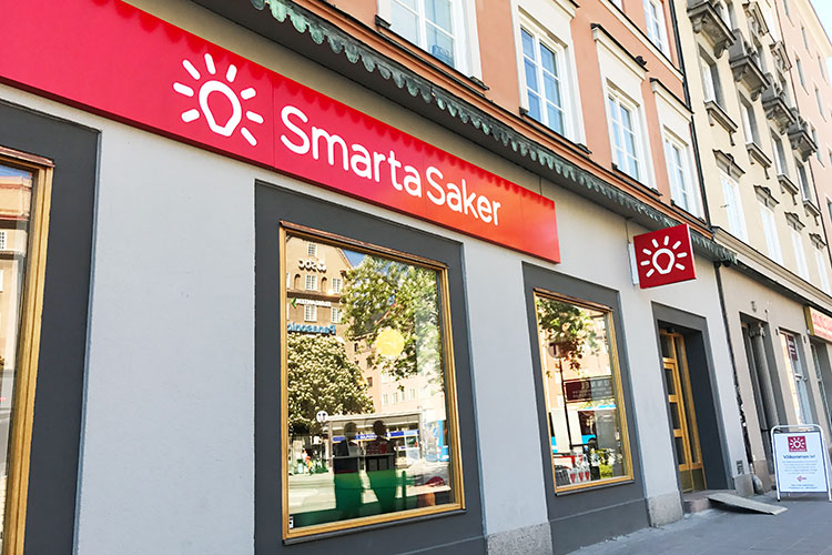 SmartaSaker butik Sankt Eriksplan 11.